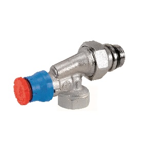 R415TG Robinet thermostatisable - équerre inverse - capuchon de chantier