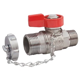 R248M-1 Robinet de vidange/remplissage - filet extérieur x filet pour capuchon de protection