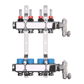 R553FS Collecteur prémonté en acier inoxydable pour chauffage par le sol