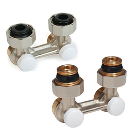 R388L Tweepijpsonderblok muuraansluiting