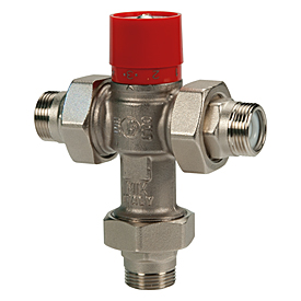 R156-1 Mitigeur thermostatique avec raccords 3 pièces