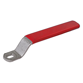 P31LR Manette rouge pour vanne à boisseau sphérique