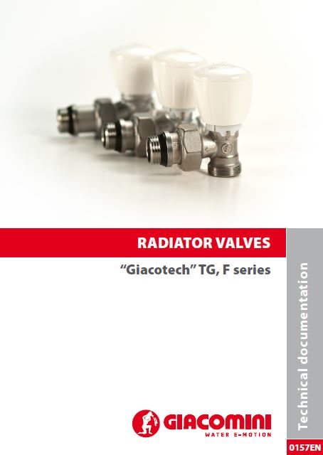 Radiator Valves - Giacotech TG, F series