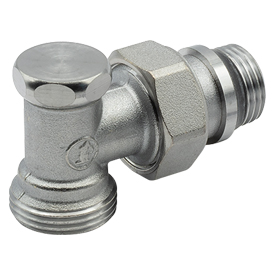 R16TGA Raccord réglable - équerre - capuchon protection en laiton chromé