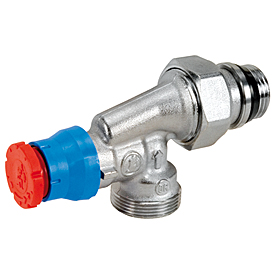 R415TGA Robinet thermostatisable - équerre inverse - capuchon de chantier