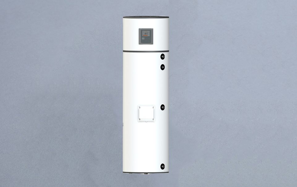 Warmtepompboiler met geïntegreerde water-water-warmtepomp (booster)