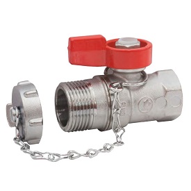 R248F-1 Robinet de vidange/remplissage - filet intérieur x filet pour capuchon de protection