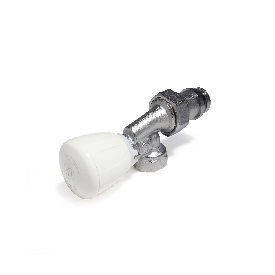 R435TG Robinet thermostatisable - équerre inverse - volant manuel